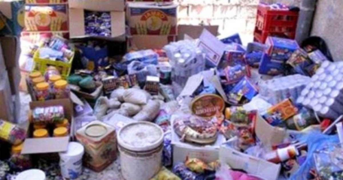 حجز كميات كبيرة من المواد غير الصالحة للأكل في عدة ولايات