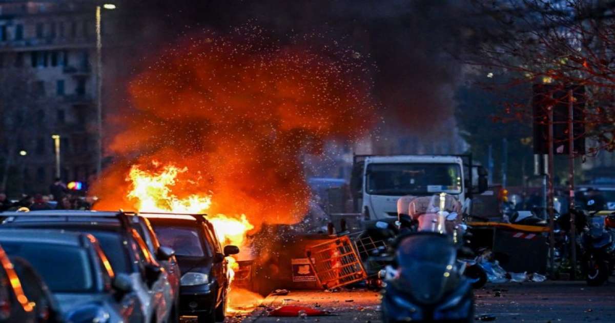 اشتباكات عنيفة بين الجماهير قبل لقاء جنوة وإنتر ميلان