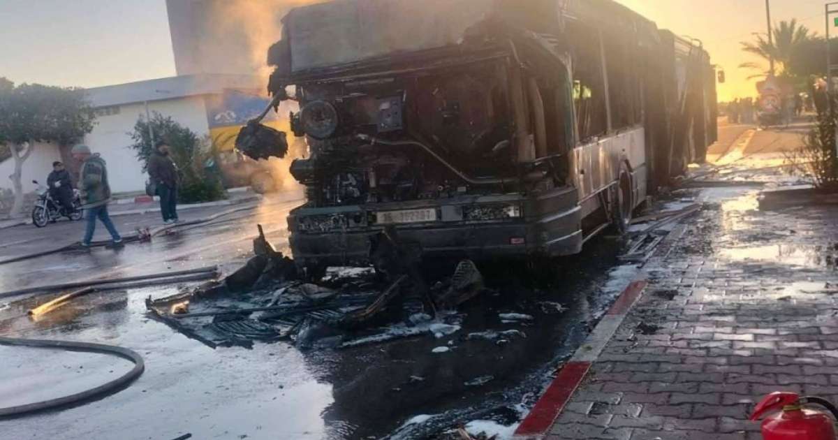 قابس: اندلاع حريق في حافلة نقل التلاميذ